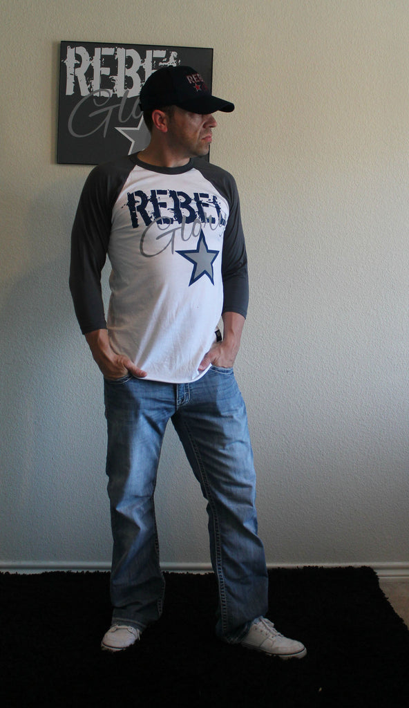 RG White/Asphalt Raglan
